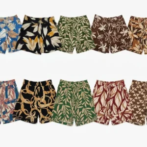 Short Feminino Estampado Plus-Size - Estampas Variadas