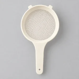 Peneira De Plástico 24,50 cm - Cor Bege Claro