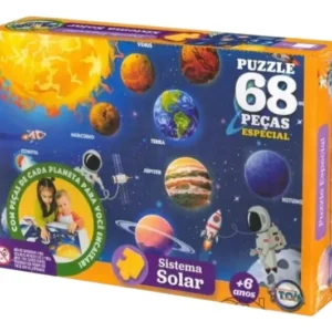 Quebra-Cabeça Sistema Solar 68 pçs