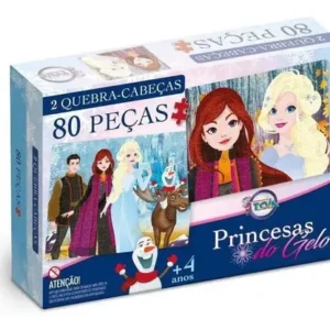Quebra-Cabeça Princesas Do Gelo 2 x 80pçs