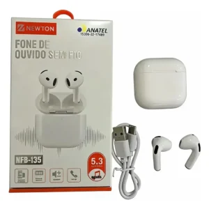 Fone De Ouvido Bluetooth Sem Fio Graves Potentes NFB-135