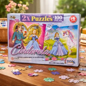 Quebra-Cabeça Cinderela 2 x 100 pçs