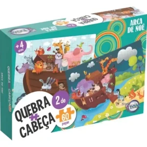 Quebra-Cabeça Arca De Noé 2 x 60pçs