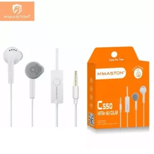 Fone De Ouvido Com Fio e Microfone H'maston C550