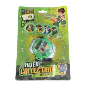 Relógio Lançador Ben 10 Alien Force - Protector of Earth - Alien Collection - com 4 Discos