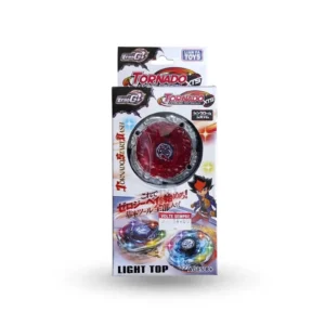 Beyblade Tornado XTS Light Top Vermelho Com Lançador e Puxador