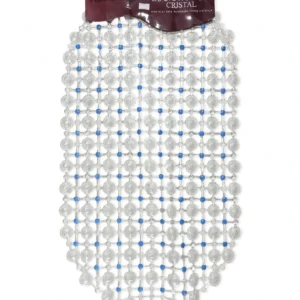 Tapete para Box Cristal Antiderrapante com Ventosas 36cm x 64cm