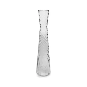 Vaso Solitário Grande Rigado 27cm x 07cm