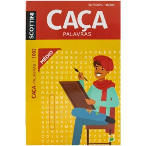 Livro Caça Palavras Scottini Médio - 96 Páginas - Edição 1002 - Passatempo