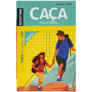 Livro Caça-Palavras Difícil 1004 - Scottini - 96 Páginas - Trilha - Todolivro