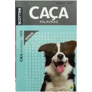 Livro Caça Palavras Scottini Difícil - 96 Páginas - Edição 1029 - Cachorro