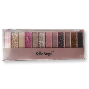 Paleta de Sombras Belle Angel 12 Cores - Matte e Glitter